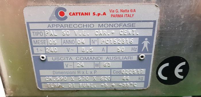 Used Cattani PAL 50 V.E Pumpe Absaugeinheit Wasseringpumpe