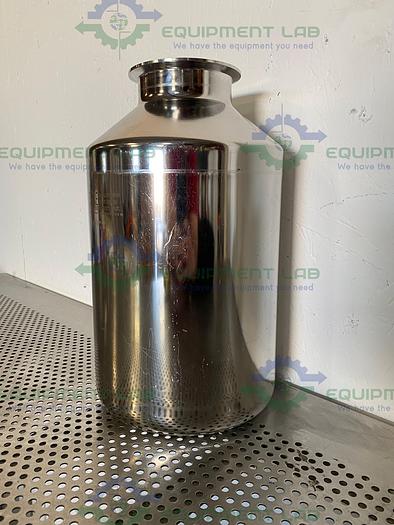 Used Eagle Stainless BTBEP-21 316L Stainless Steel 10 Liter Bottle w/ 4" Sanitary Fit
