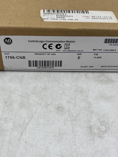 Allen-Bradley 1756-CNB Ser E 