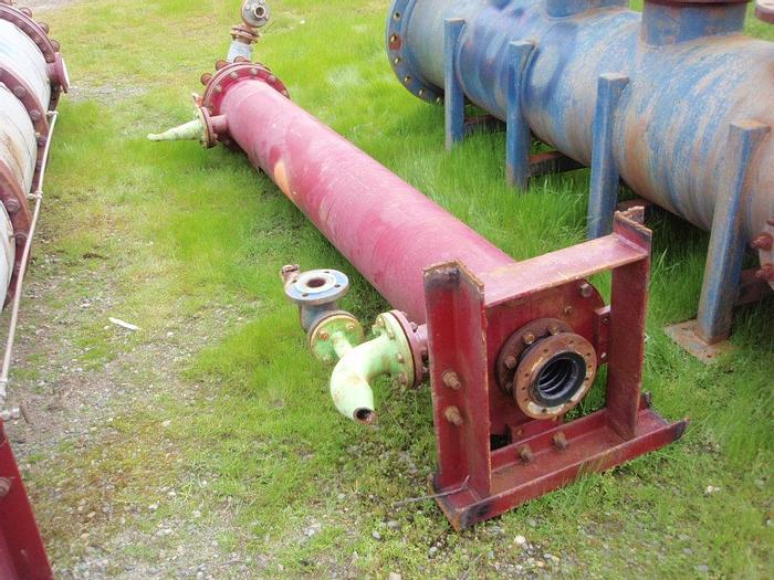 Used Heat Exchanger, Block, Graphite, 124 SF, 116/58 PSI, #S737138