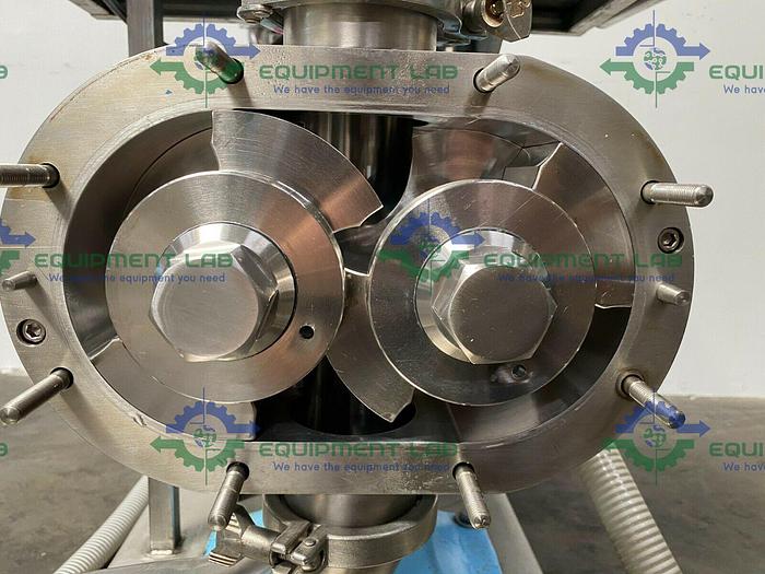 Used Tangential Flow Filtration SS Skid w/ Waukesha 130-U2C Pump & Pall Centrasette