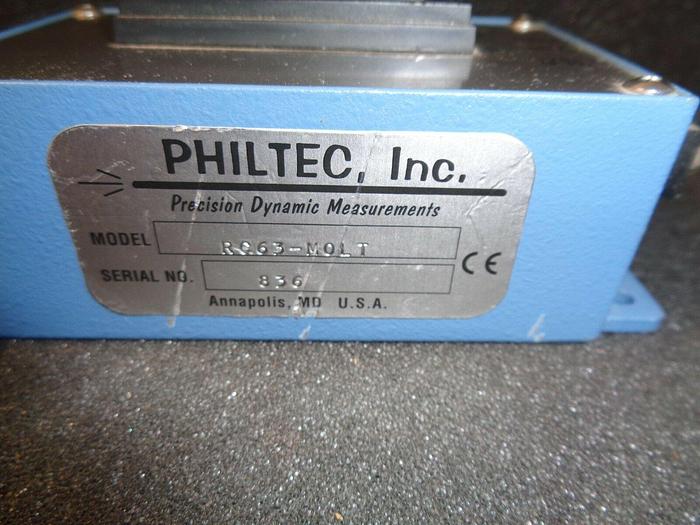 Used Philtec RC63-MOLT Fiber Optic Displacement Sensor