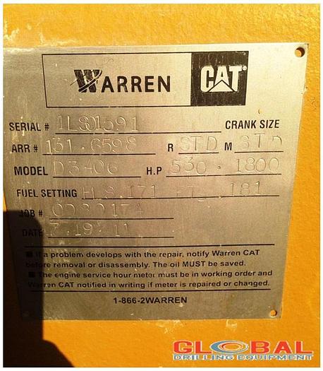 Used Item 0668 : 2001 Caterpillar SR-4 Generator Set w/ 3406 Engine