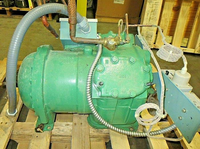 Used Carlyle 06DM3130CA3650 Semi-Hermetic Reciprocating Compressor (400-460V, 5 HP)