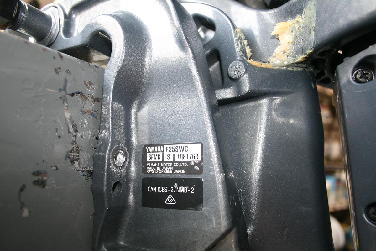 Used Yamaha F25SWC