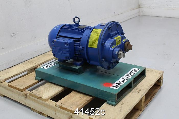 Used Nash MHF80/4 Vacuum Pump, Max Rpm 1750 #41452