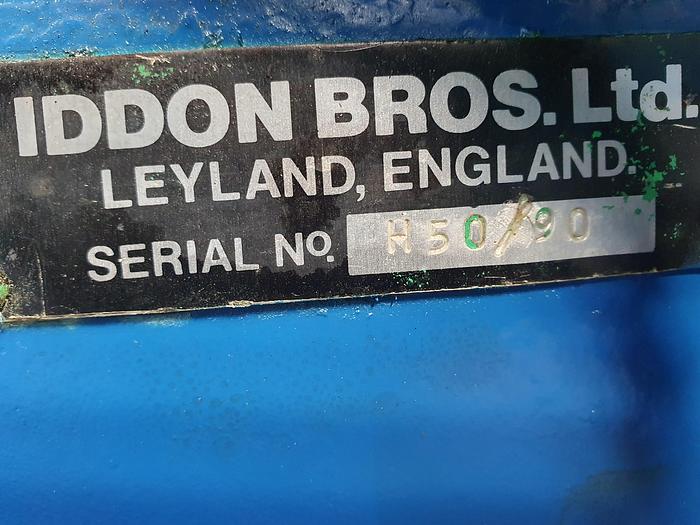 Refurbished 1990 Iddon 560mm dia x 1500mm 2 Roll Mill