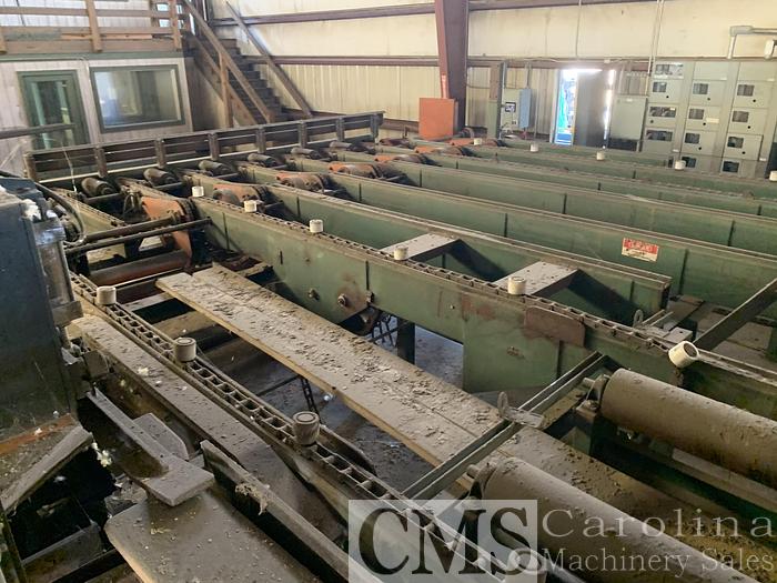 Used Brewer 9-Head Resaw Line