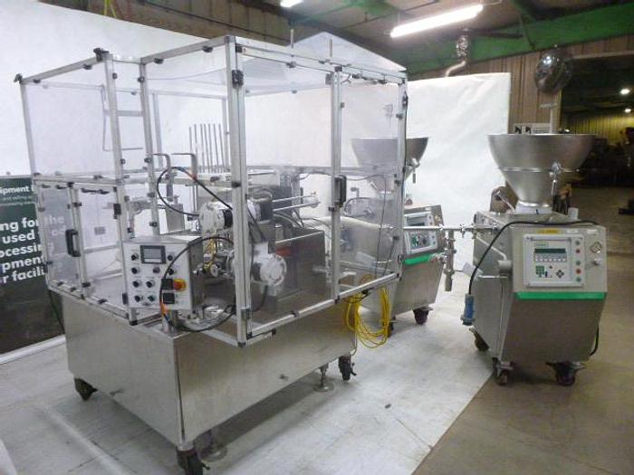 Used Complete Filling Line; World Cup Filler, (2) Vemag Robbies and Lidder