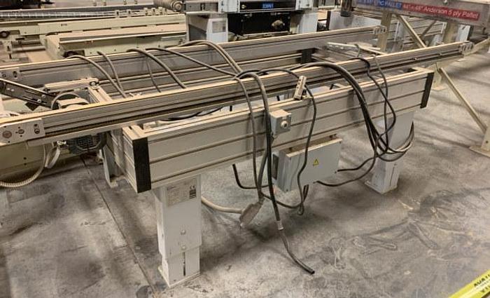 Used 52 WIDE x 10-1/2 LONG DOUBLE BELT CONVEYOR
