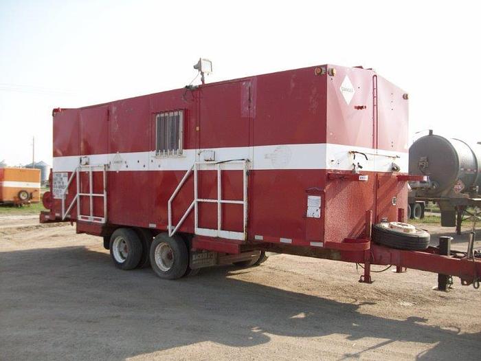 Used HOMEMADE DOG HOUSE/OFFICE TRAILER