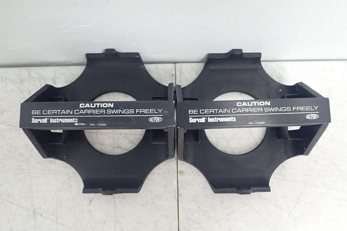 Used Lot of 2 DuPont Sorvall 11065 Centrifuge Swing Rotor Adapters