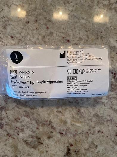 New Edge Systems Hydrafacial Purple Aggression Tips (15 Quantity) Hydropeel