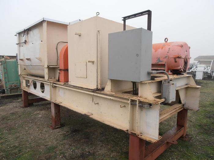 Used Mixer, Pug, 6' X 6' X 5', Dual Shaft, C/st, 100 HP, McCarter #L739449