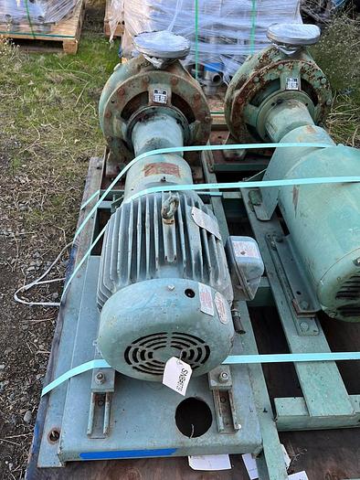 Used Pump, Centrif, 15 HP, 3" In / 2.5" Out, TACO, FE Series #C744909