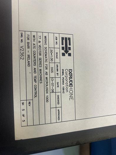 Used ExtrudeHone Vector Series Honing Machine