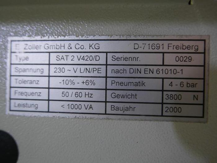 Gebraucht Werkzeugvoreinstellgeraet Zoller Saturn 2