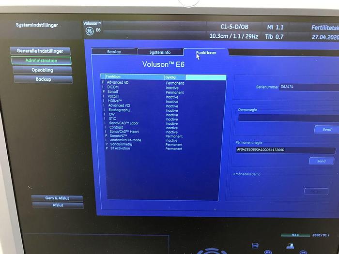 Used For Sale GE Voluson E6 OB / GYN - Vascular Ultrasound