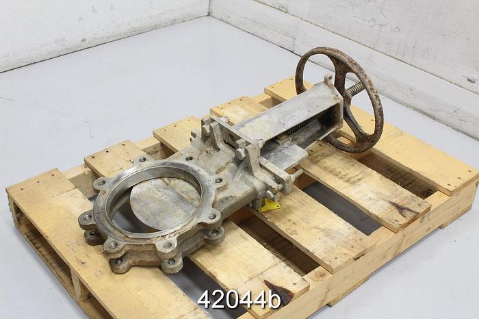 Used Fabri-Valve 8" Hand Operated Knife Gate #42044