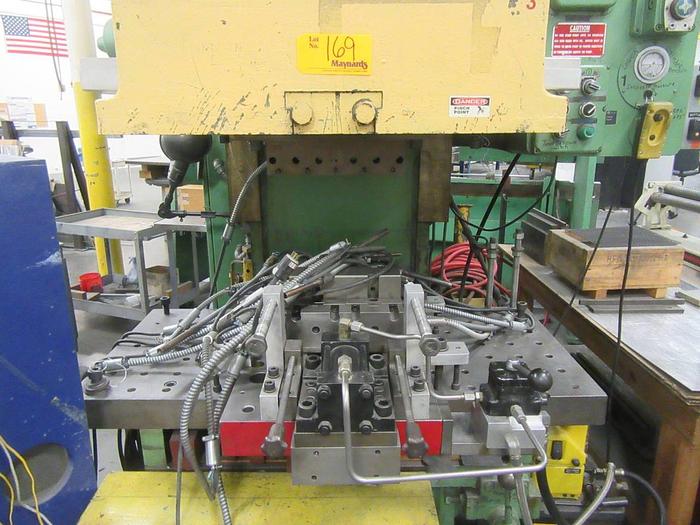 Used Williams-White 90 Ton Gap Frame Hot Joggle Press