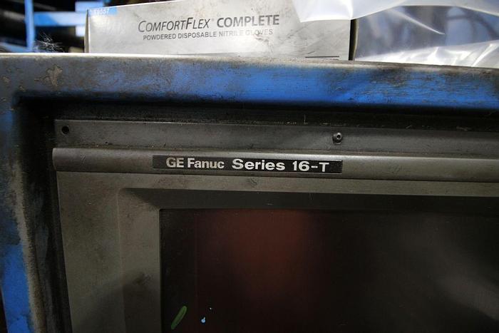 Used SAGINAW MACHINE SYSTEMS TWIN SPINDLE VERTICAL CNC TURNING CENTER