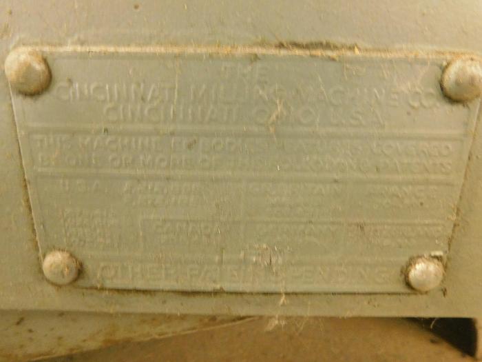 Used Cincinnati Monoset Tool Grinder