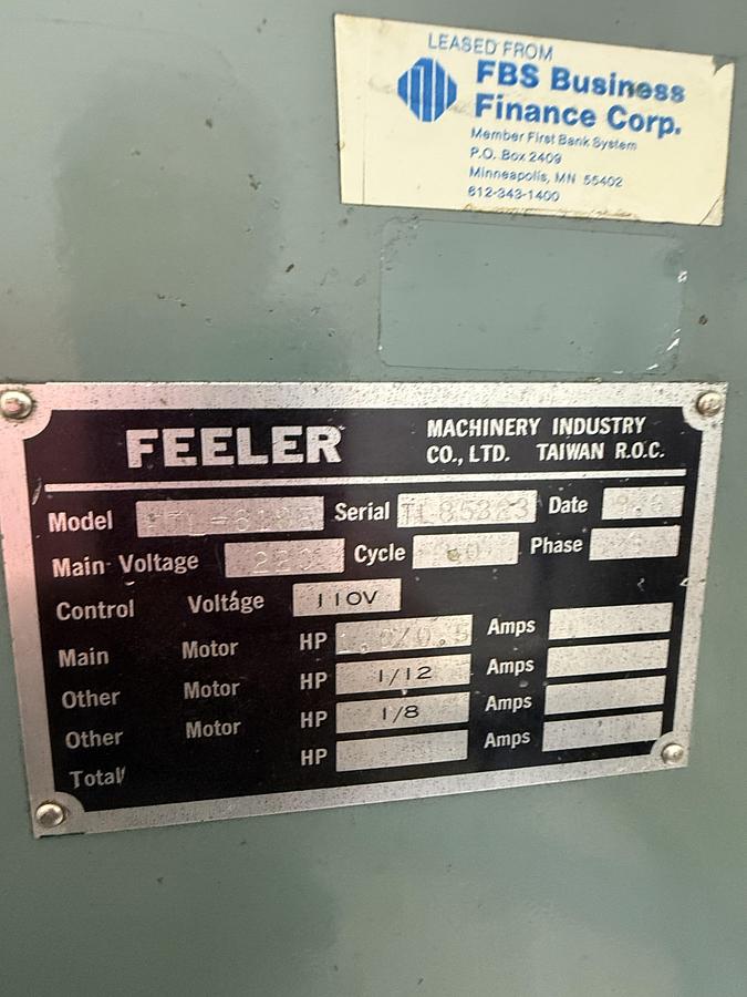 Used Feeler Series II FTL-618E High Precision Lathe