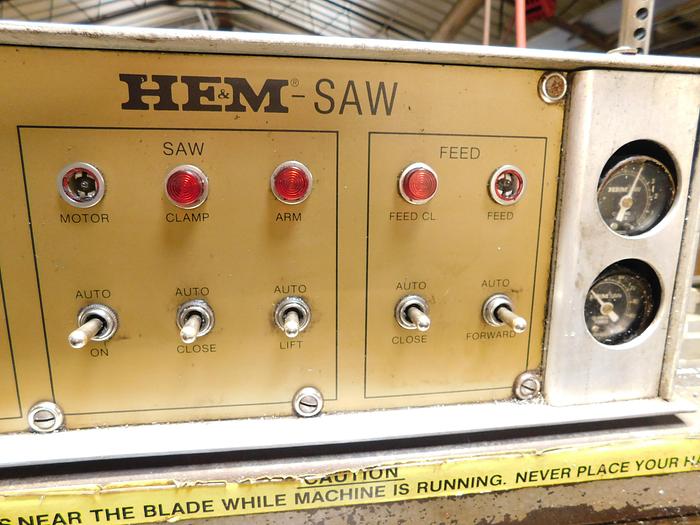 Used 12"x12" HEM H101A Automatic Horizontal Bandsaw