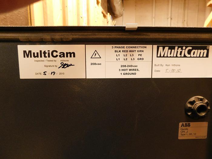 Used Multicam 4'x4' MT Series CNC Router