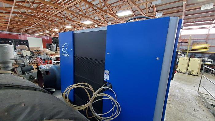 Used Quincy QGV150 Rotary Screw Air Compressor Turnkey Package