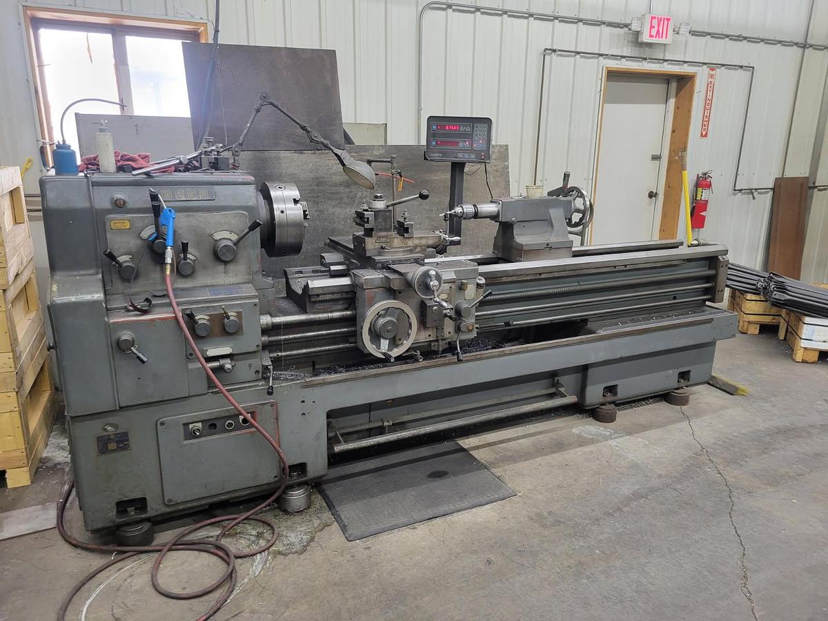 Used 16" x80" Webb Engine Lathe