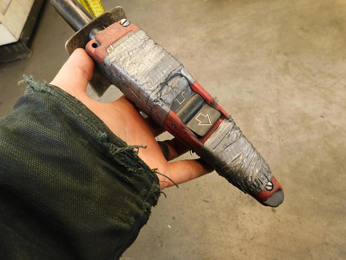 Used Abell-Howe 2-Ton Freestanding Jib Crane with Electric Chain Hoist