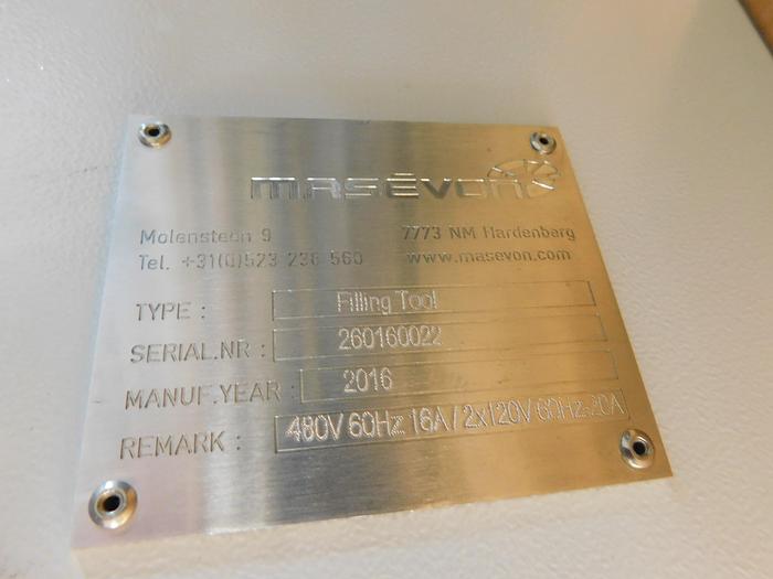 Used Masevon Vacuum Filling Unit