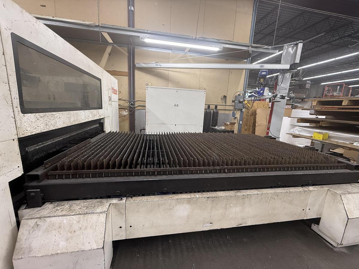 Used Mazak Optiplex 3015 CO2 Laser Cutter, 2013