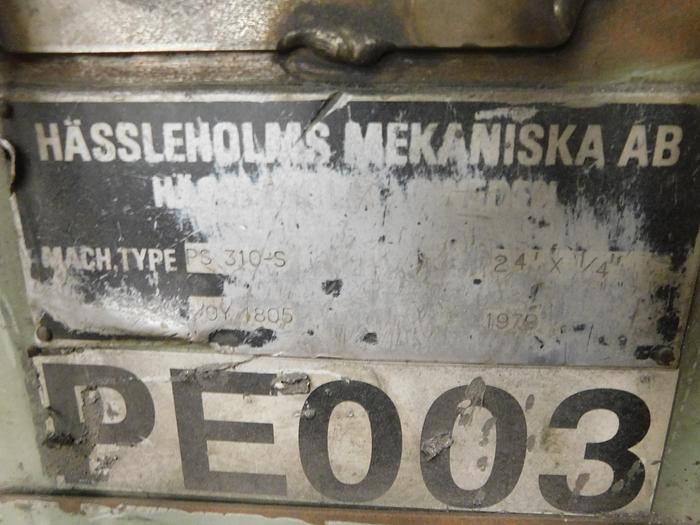 Used Roundo Hassleholms Mekaniska AB 24'x1/4" 3-Roll Plate Bender