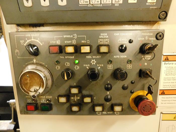 Used Mazak Quick Turn 250HP / QT250HP CNC Turning Center with LNS Barfeeder