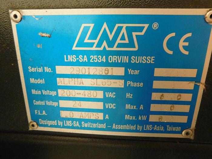 Used LNS Alpha SL65-S Bar Feeder