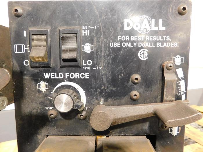 Used DoAll DBW-15 Blade Welder