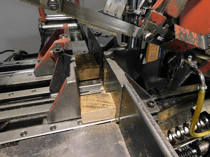 Used 11" x 9" Amada HA-250W Automatic Horizontal Band saw