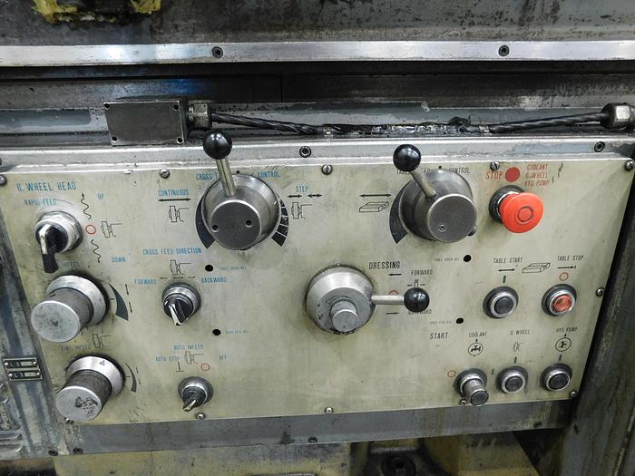 Used Okamoto PSG-305 Surface Grinder 120"x20" Incremental Down Feed