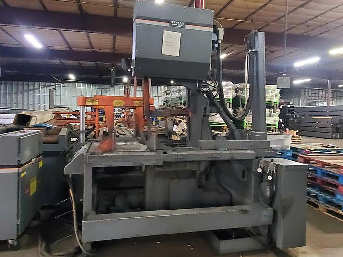 Used 20"x24" HEM VT130HA60SS Vertical Band Saw