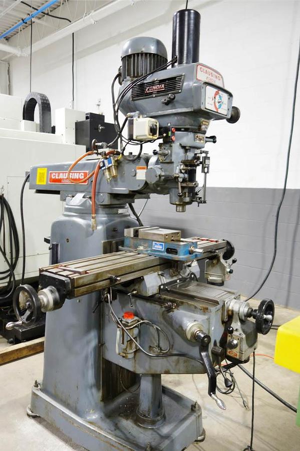 Used Clausing Kondia Vertical Mill, Model FV1