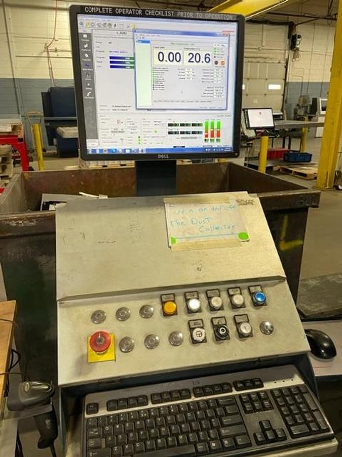 Used Salvagnini 3000 Watt Fiber Laser