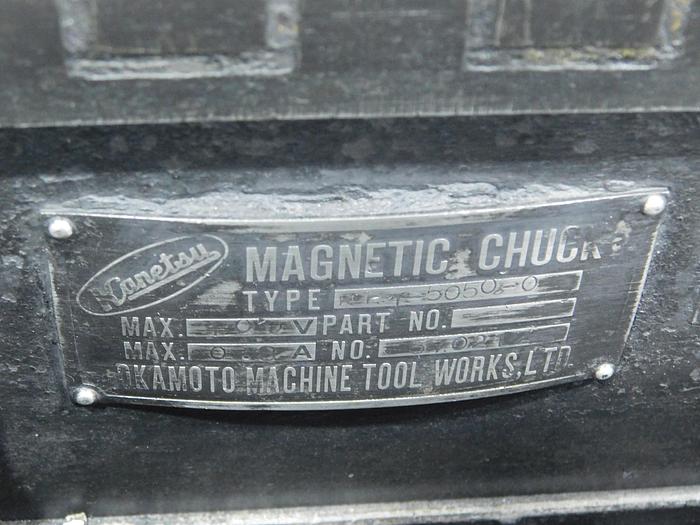 Used Okamoto PSG-305 Surface Grinder 120"x20" Incremental Down Feed