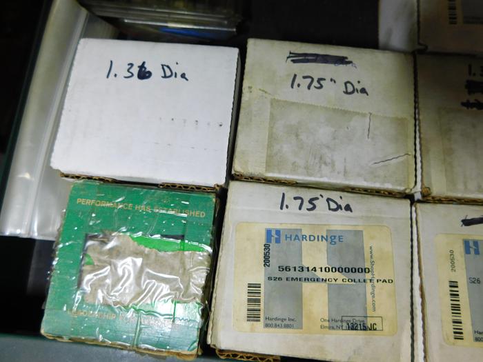 Used (26) Assorted Hardinge S26 Round Collet 4-pad sets