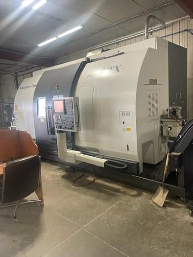 Used 2008 NAKAMURA TOME SUPER NTX CNC MULTI TASK TWIN SPINDLE W/ B AXIS AND LOWER TURRETS