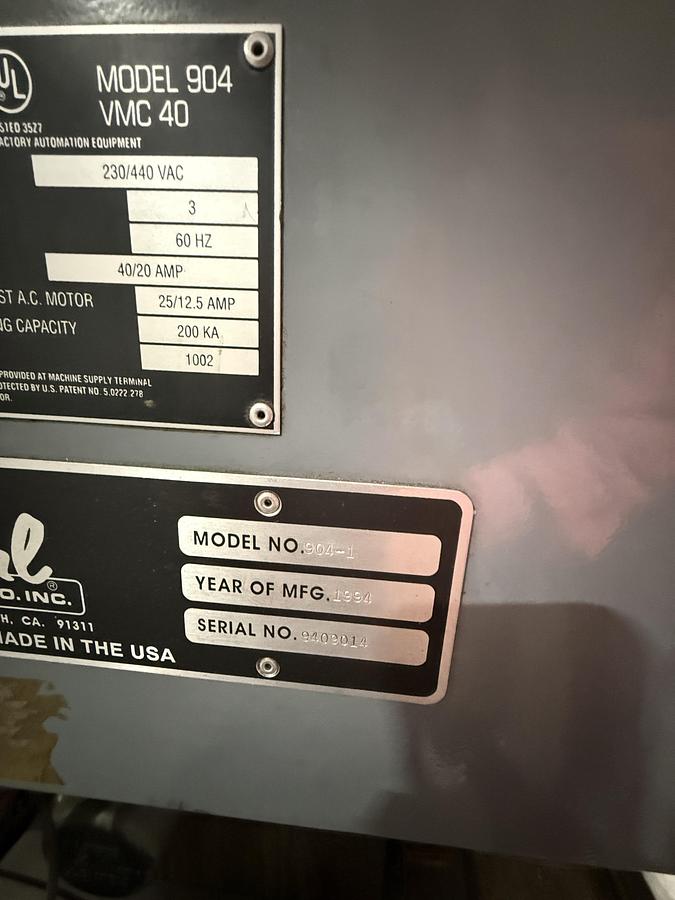 Used Fadal VMC40 Vertical Machining Center