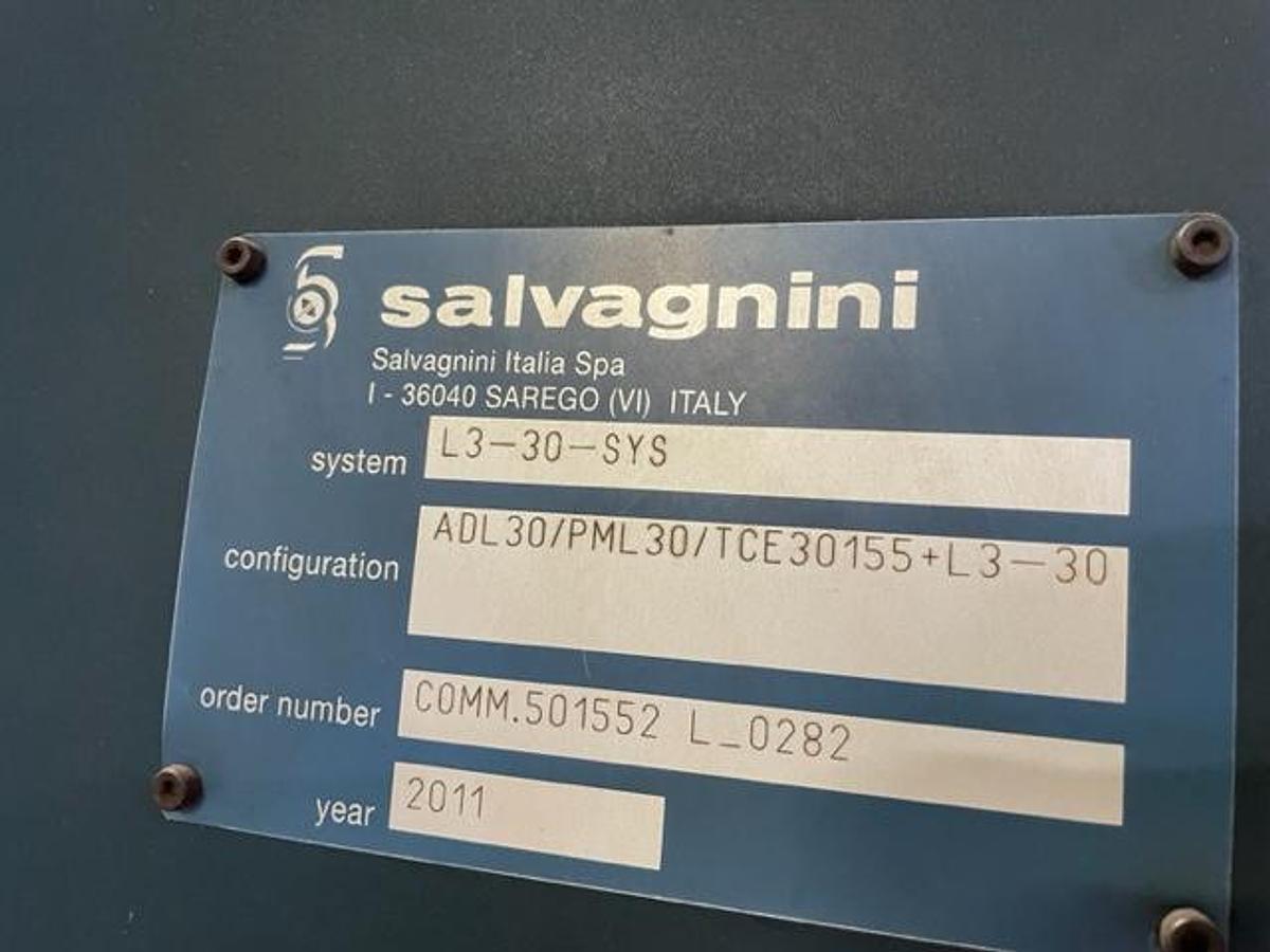 Used Salvagnini 3000 Watt Fiber Laser