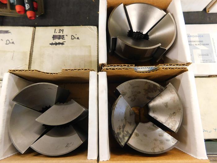 Used (26) Assorted Hardinge S26 Round Collet 4-pad sets