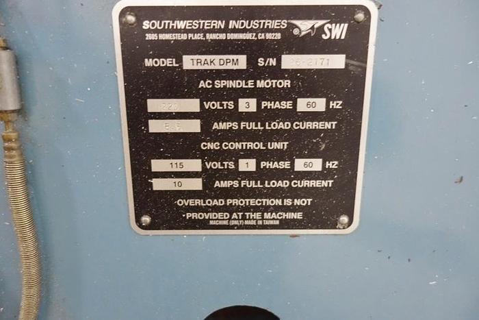 Used SWI Trak DPM CNC Knee Mill